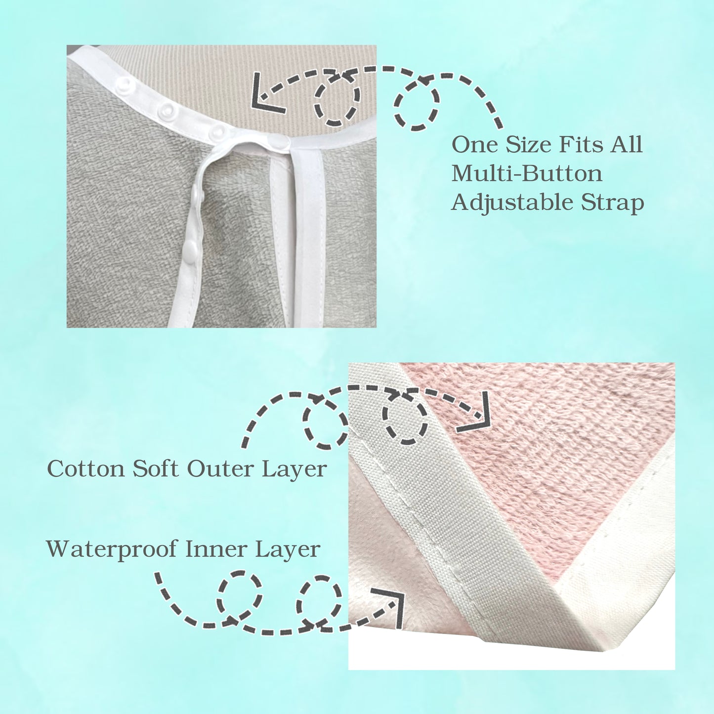 Droowel Wearable Burp Cloth